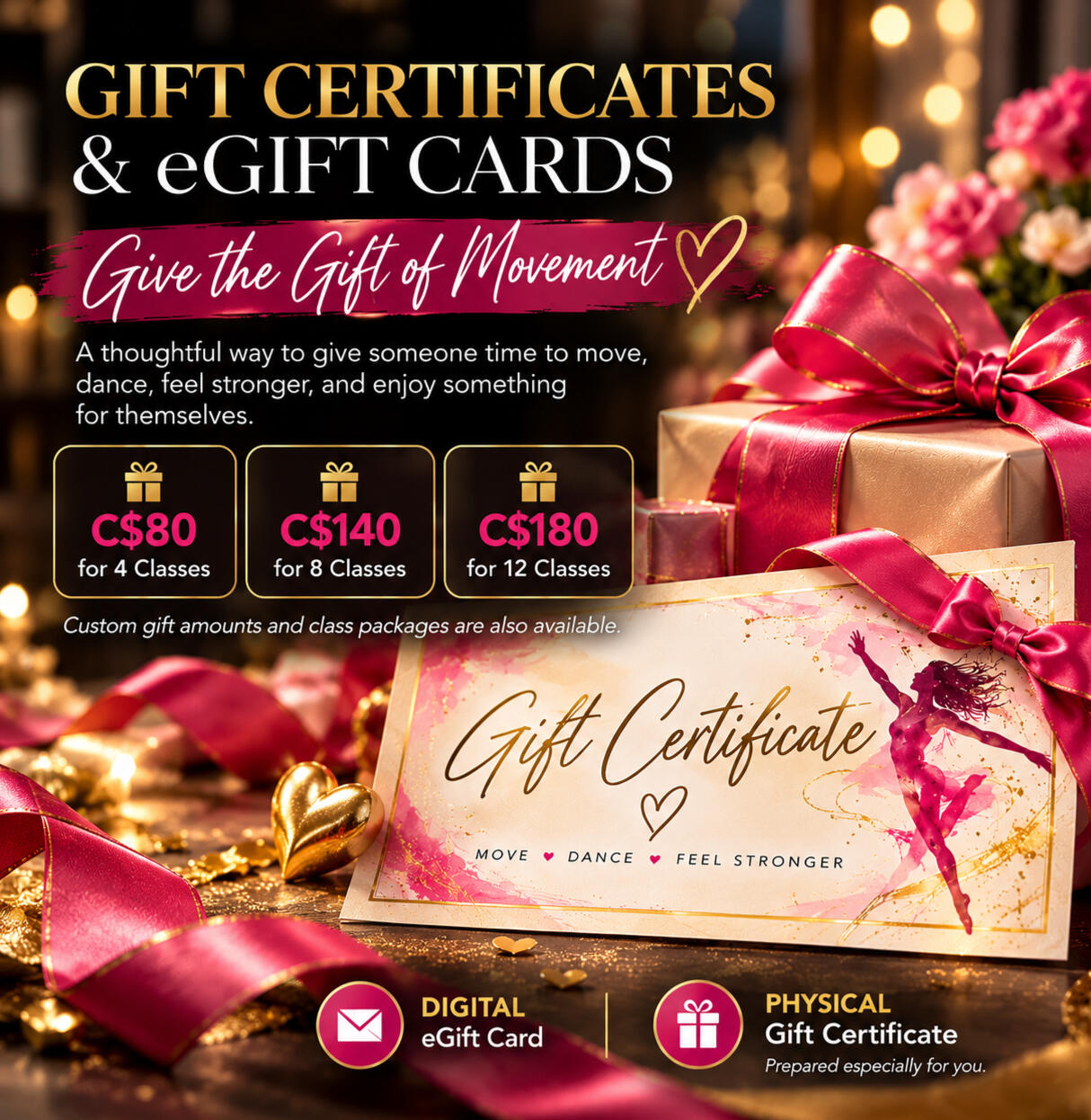 Gift Cards / Certificates